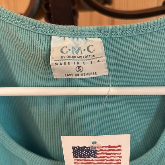 C.M.C Blue Ribbed Tank Dress - Picture 3 of 5